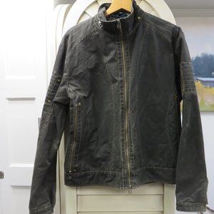KUHL Distress Treated Cotton Black Jacket XL